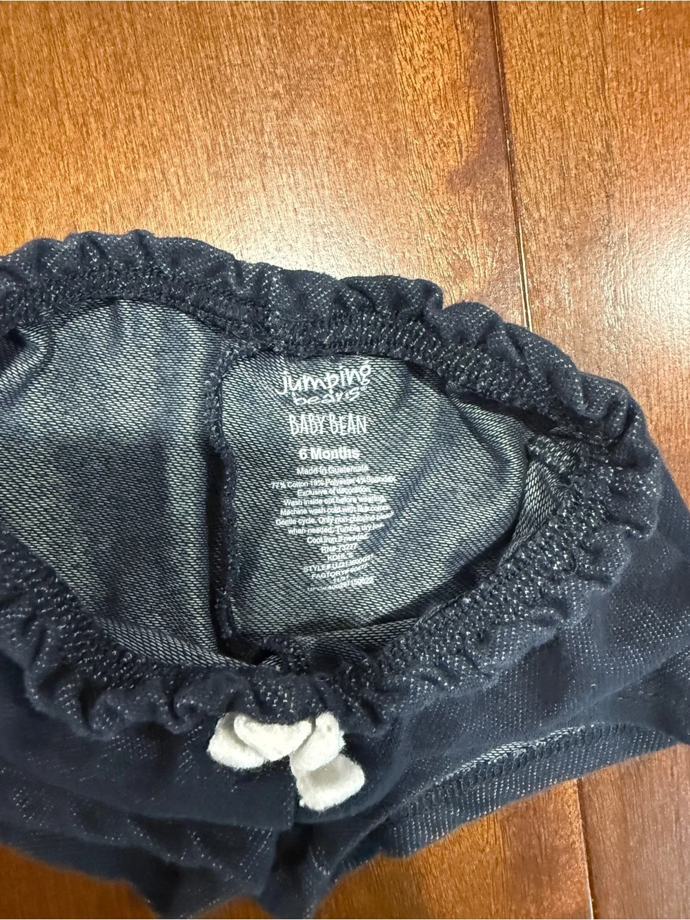 ⭐️4 for $10⭐️  Navy Blue Elastic Waist Shorts with White Bow